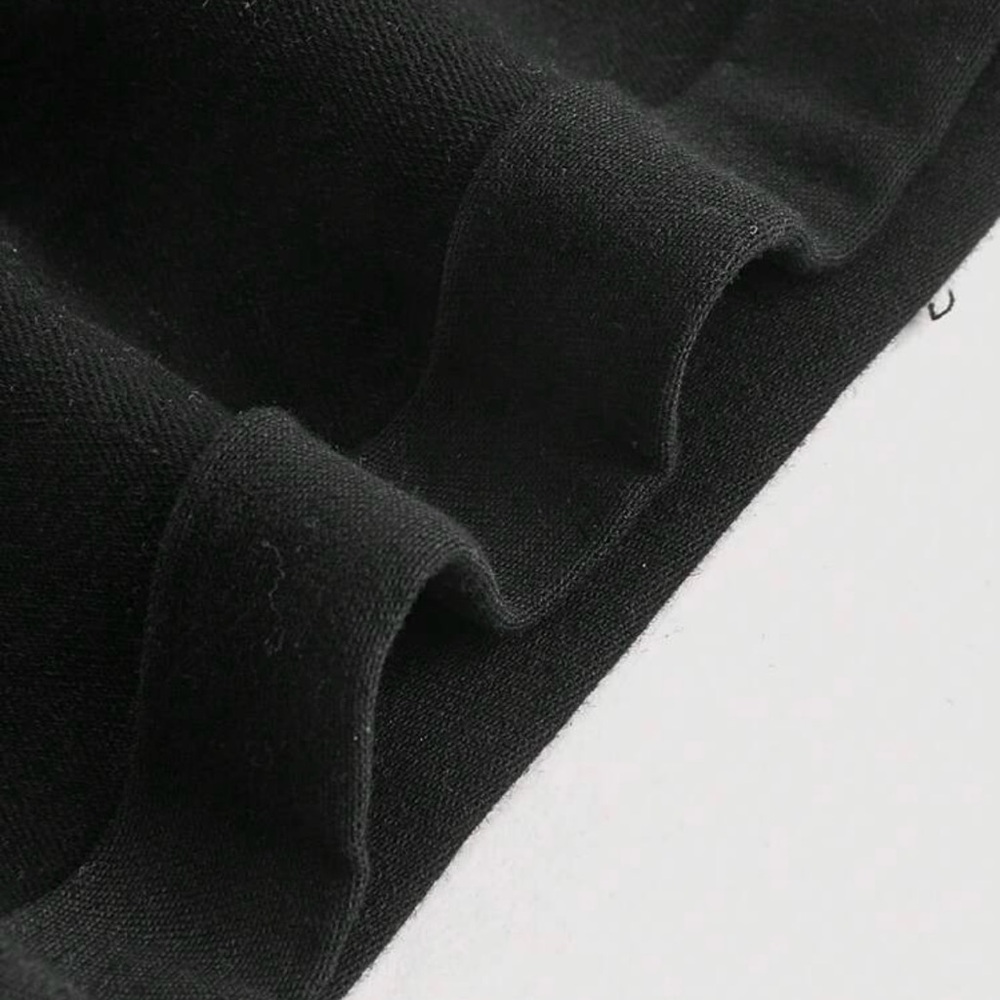 👍 Black Denim Buttoned Women's Shorts 👍 - Picture 3 of 8